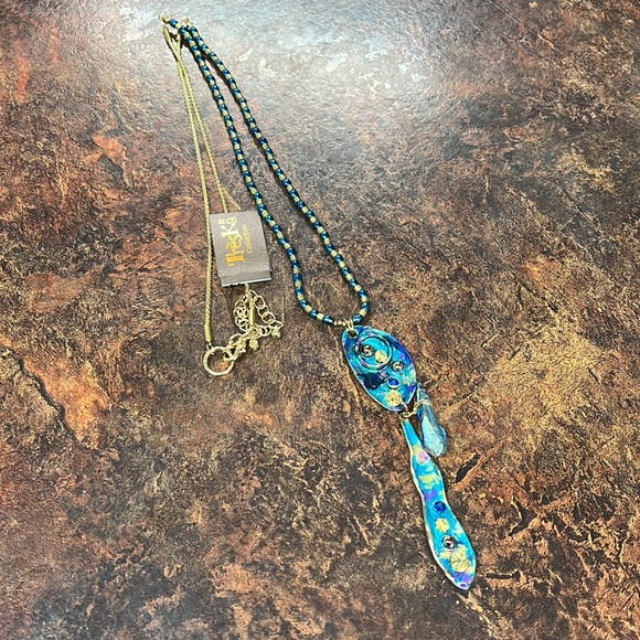 Treska Necklace Colorful Style Statement Jewelry NWT - Picture 1 of 3